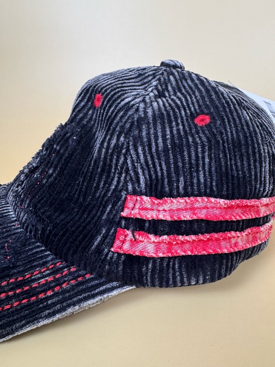 Free People Hollie Varsity Baseball Hat in Black Adjustable